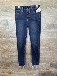 (28/6) J. Crew High Rise Button Fly Skinny Jean WOmen's