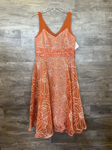 (8) Moulinette Soeurs Orange Embroidered Dress Womens
