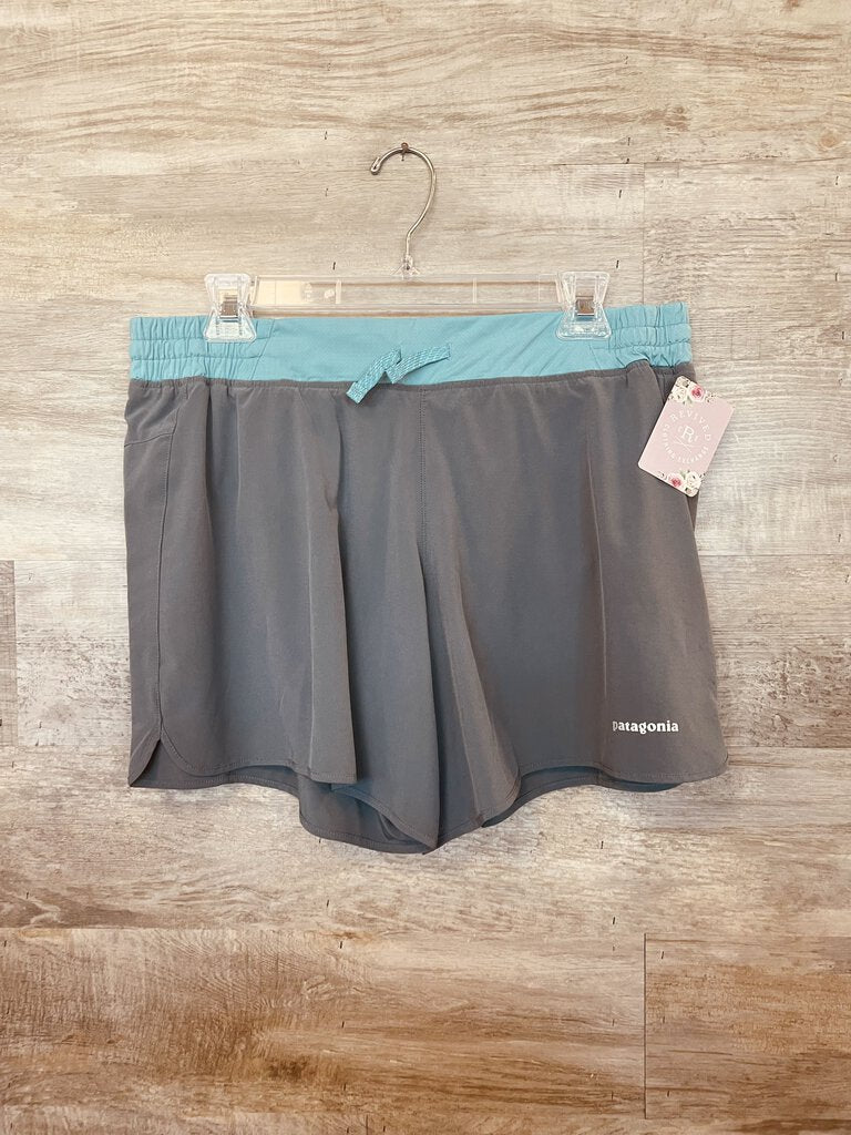 (L) Patagonia Grey Blue Shorts Womens