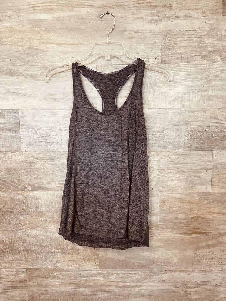 (4) Lululemon Grey Ruffled Tank Womens