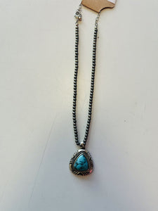 Turquoise Navajo Pearl Necklace