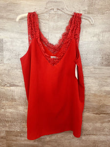 Umgee Red Lace Tank Womens