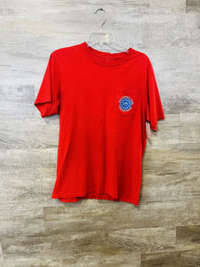 (M) Southern Tide Red SS Logo Tee